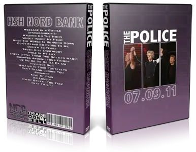 Artwork Cover of The Police 2007-09-11 DVD Hamburg Audience