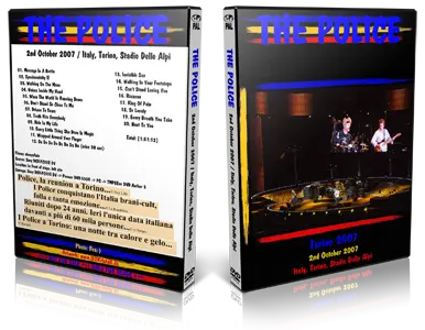 Artwork Cover of The Police 2007-10-02 DVD Turin Audience