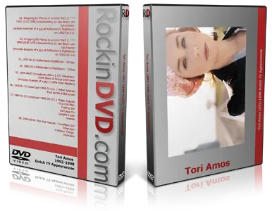 Artwork Cover of Tori Amos Compilation DVD 1992-1998 Dutch TV Appearances Proshot