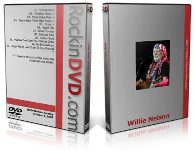 Artwork Cover of Willie Nelson 2009-10-04 DVD Maryland Heights Proshot