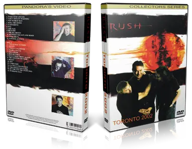 Artwork Cover of Rush 2002-07-17 DVD Toronto Audience