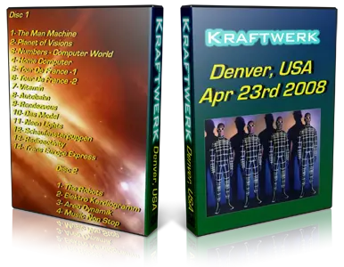 Artwork Cover of Kraftwerk 2008-04-23 DVD Denver Audience