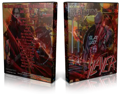 Artwork Cover of Slayer 2015-06-27 DVD San Bernardino Audience