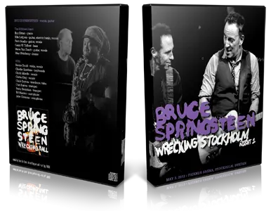 Artwork Cover of Bruce Springsteen 2013-05-03 DVD Stockholm Audience