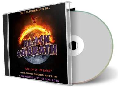 Artwork Cover of Black Sabbath 2016-11-12 CD San Antonio Audience