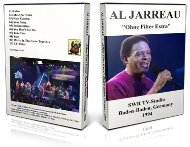 Artwork Cover of Al Jarreau Compilation DVD Baden-Baden 1994 Proshot