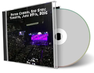 Artwork Cover of Peter Gabriel and Sting 2016-06-29 CD Toronto Audience