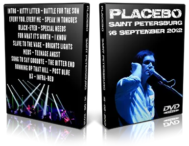 Artwork Cover of Placebo 2012-09-16 DVD St Petersburg Audience