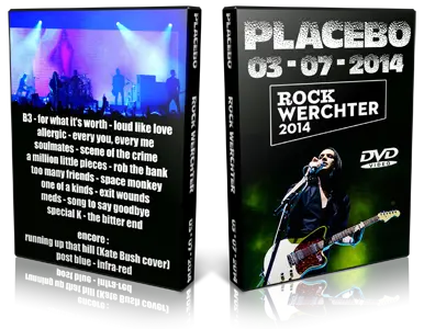 Artwork Cover of Placebo 2014-07-03 DVD Festival Park Werchter Audience