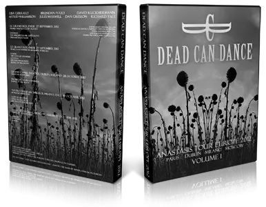 Artwork Cover of Dead Can Dance 2012-09-27 DVD Paris Audience