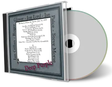 Artwork Cover of Deep Purple 1999-07-14 CD Besancon Audience