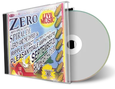 Artwork Cover of Zero 1997-09-20 CD Pleasantdale Audience