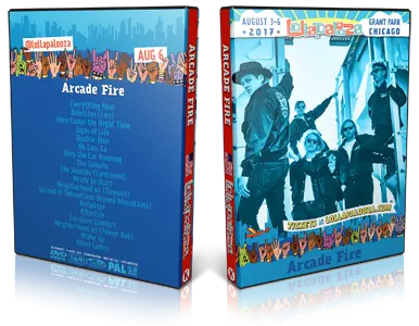 Artwork Cover of Arcade Fire 2017-08-06 DVD Lollapalooza Proshot