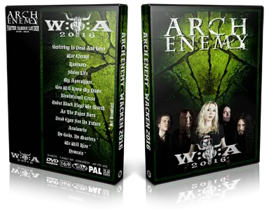 Artwork Cover of Arch Enemy 2016-08-06 DVD  Schleswig-Holstein Proshot