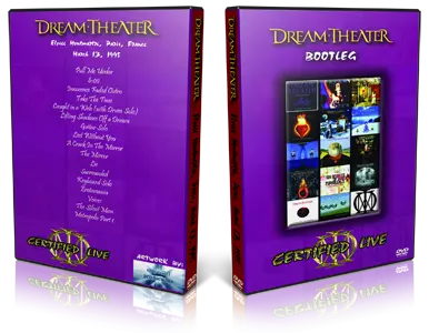 Artwork Cover of Dream Theater 1995-03-13 DVD Paris Audience