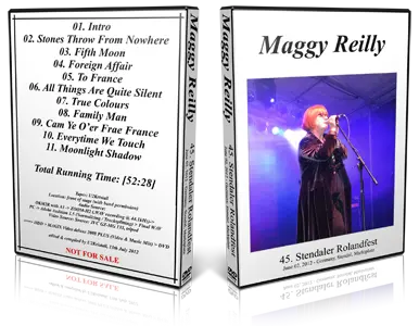 Artwork Cover of Maggy Reilly 2012-06-02 DVD Stendal Audience