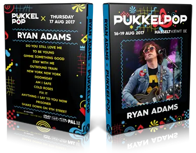 Artwork Cover of Ryan Adams 2017-08-17 DVD Pukkelpop Proshot