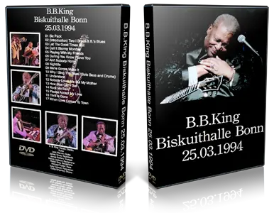 Artwork Cover of BB King 1994-03-25 DVD Bonn Proshot