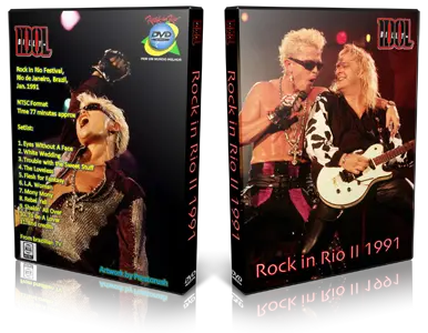 Artwork Cover of Billy Idol Compilation DVD Rock In Rio Festival 1991 Proshot