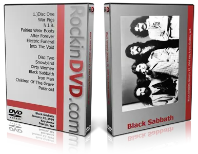 Artwork Cover of Black Sabbath 1999-01-12 DVD Seattle Audience