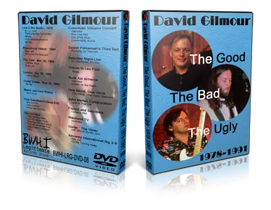 Artwork Cover of David Gilmour Compilation DVD The Good The Bad The Ugly Proshot