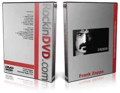 Artwork Cover of Frank Zappa Compilation DVD Saturday Night Live Proshot