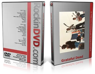 Artwork Cover of Grateful Dead 1993-03-28 DVD Various Audience