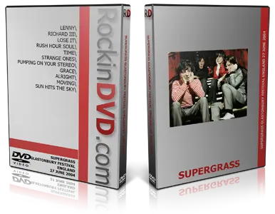 Artwork Cover of Supergrass 2004-06-27 DVD Glastonbury Proshot