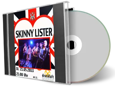 Artwork Cover of Skinny Lister 2013-05-21 CD Oberhausen Audience