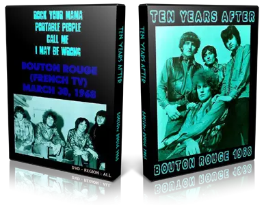 Artwork Cover of Ten Years After 1968-03-30 DVD Paris Proshot