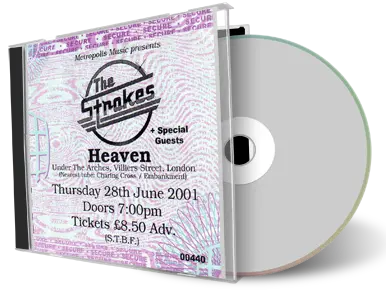 Artwork Cover of The Strokes 2001-06-28 CD London Audience