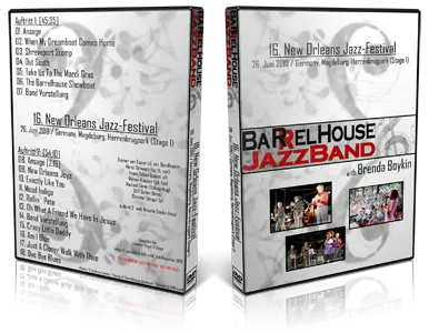 Artwork Cover of Barrelhouse Jazzband and Brenda Boykin 2010-06-26 DVD Magdeburg Audience