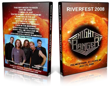 Artwork Cover of Night Ranger 2008-07-25 DVD Saint Clair Audience