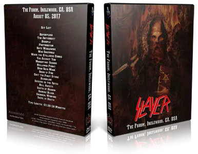 Artwork Cover of Slayer 2017-08-05 DVD Inglewood Audience
