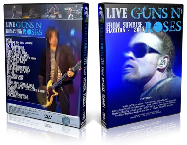 Artwork Cover of Guns N Roses 2006-10-24 DVD Sunrise Audience