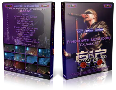 Artwork Cover of Guns N Roses 2006-12-06 DVD Calgary Audience