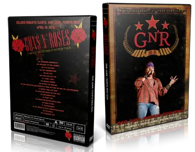 Artwork Cover of Guns N Roses 2010-04-15 DVD San Juan Audience