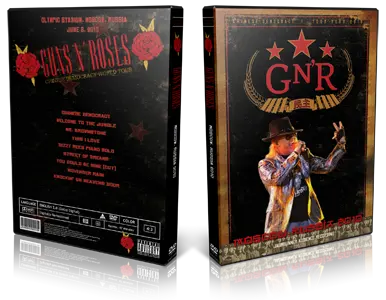 Artwork Cover of Guns N Roses 2010-06-08 DVD Moscow Audience