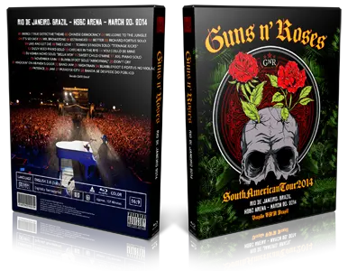 Artwork Cover of Guns N Roses 2014-03-20 DVD Rio de Janeiro Audience