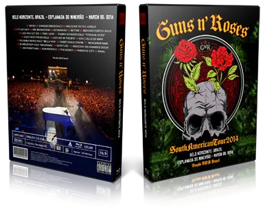 Artwork Cover of Guns N Roses 2014-03-22 DVD Belo Horizonte Audience