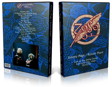 Artwork Cover of Jimmy Page and Robert Plant 1995-10-10 DVD Salt Lake City Audience