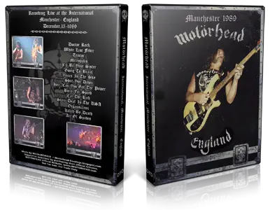 Artwork Cover of Motorhead 1989-12-15 DVD Manchester Audience