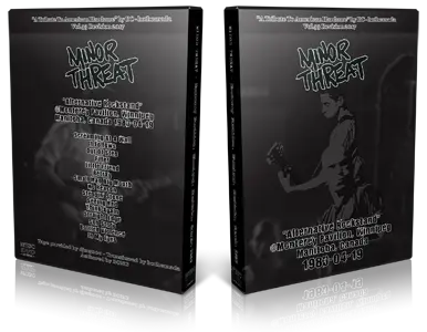 Artwork Cover of Minor Threat 1983-04-19 DVD Winnipeg Proshot