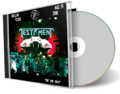 Artwork Cover of Testament 2018-08-14 CD Dallas Audience