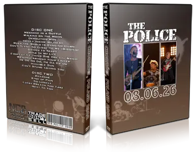 Artwork Cover of The Police 2008-06-26 DVD Chorzow Audience