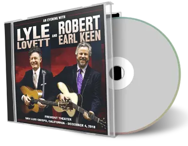 Artwork Cover of Lyle Lovett and Robert Earl Keen 2018-12-04 CD San Luis Obispo Audience