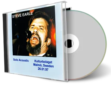 Artwork Cover of Steve Earle 1997-01-26 CD Malmo Audience