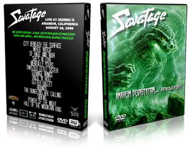 Artwork Cover of Savatage 1990-08-26 DVD Anaheim Audience