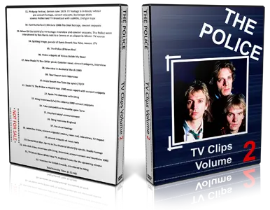 Artwork Cover of The Police Compilation DVD TV Clips Volume 2 Proshot