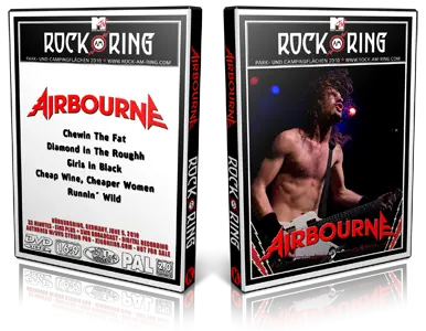 Artwork Cover of Airbourne 2010-06-06 DVD Nurburgring Proshot